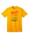 Hardcore Feminist - Rainbow Adult T-Shirt-Mens T-Shirt-TooLoud-Gold-Small-Davson Sales