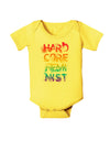 Hardcore Feminist - Rainbow Baby Romper Bodysuit-Baby Romper-TooLoud-Yellow-06-Months-Davson Sales