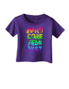 Hardcore Feminist - Rainbow Infant T-Shirt Dark-Infant T-Shirt-TooLoud-Purple-06-Months-Davson Sales