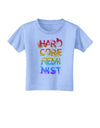 Hardcore Feminist - Rainbow Toddler T-Shirt-Toddler T-Shirt-TooLoud-Aquatic-Blue-2T-Davson Sales