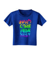 Hardcore Feminist - Rainbow Toddler T-Shirt Dark-Toddler T-Shirt-TooLoud-Royal-Blue-2T-Davson Sales