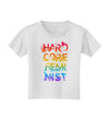 Hardcore Feminist - Rainbow Toddler T-Shirt-Toddler T-Shirt-TooLoud-White-2T-Davson Sales