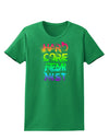 Hardcore Feminist - Rainbow Womens Dark T-Shirt-TooLoud-Kelly-Green-X-Small-Davson Sales