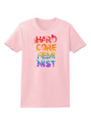 Hardcore Feminist - Rainbow Womens T-Shirt-Womens T-Shirt-TooLoud-PalePink-X-Small-Davson Sales