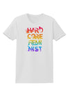 Hardcore Feminist - Rainbow Womens T-Shirt-Womens T-Shirt-TooLoud-White-X-Small-Davson Sales