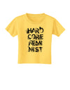 Hardcore Feminist Toddler T-Shirt-Toddler T-Shirt-TooLoud-Yellow-2T-Davson Sales