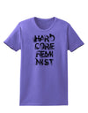 Hardcore Feminist Womens T-Shirt-Womens T-Shirt-TooLoud-Violet-X-Small-Davson Sales