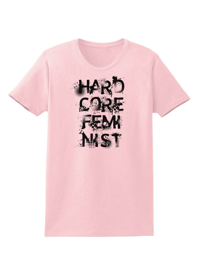 Hardcore Feminist Womens T-Shirt-Womens T-Shirt-TooLoud-PalePink-X-Small-Davson Sales