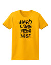 Hardcore Feminist Womens T-Shirt-Womens T-Shirt-TooLoud-Gold-X-Small-Davson Sales