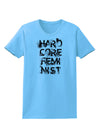 Hardcore Feminist Womens T-Shirt-Womens T-Shirt-TooLoud-Aquatic-Blue-X-Small-Davson Sales