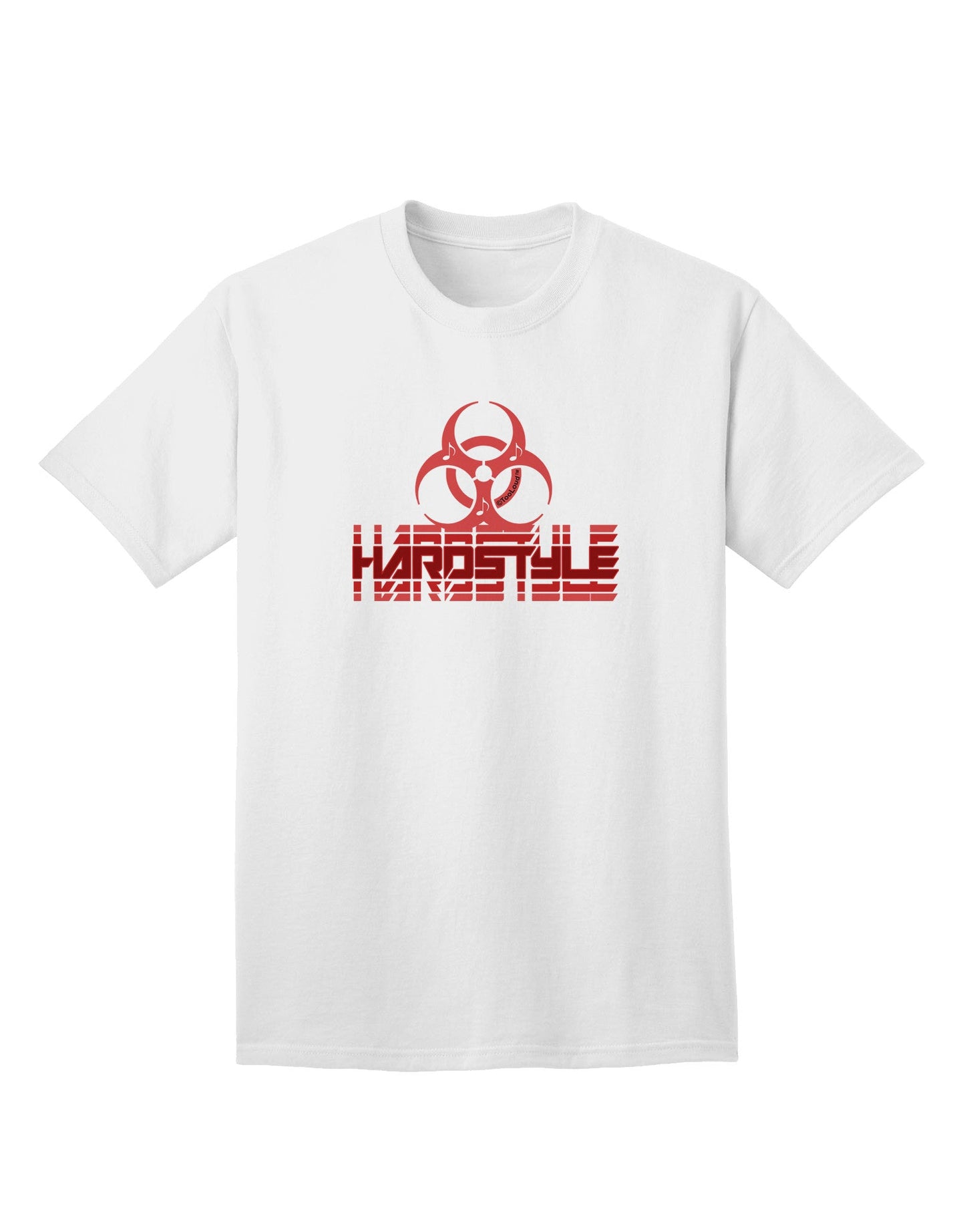 Hardstyle Biohazard Adult T-Shirt-Mens T-Shirt-TooLoud-White-Small-Davson Sales