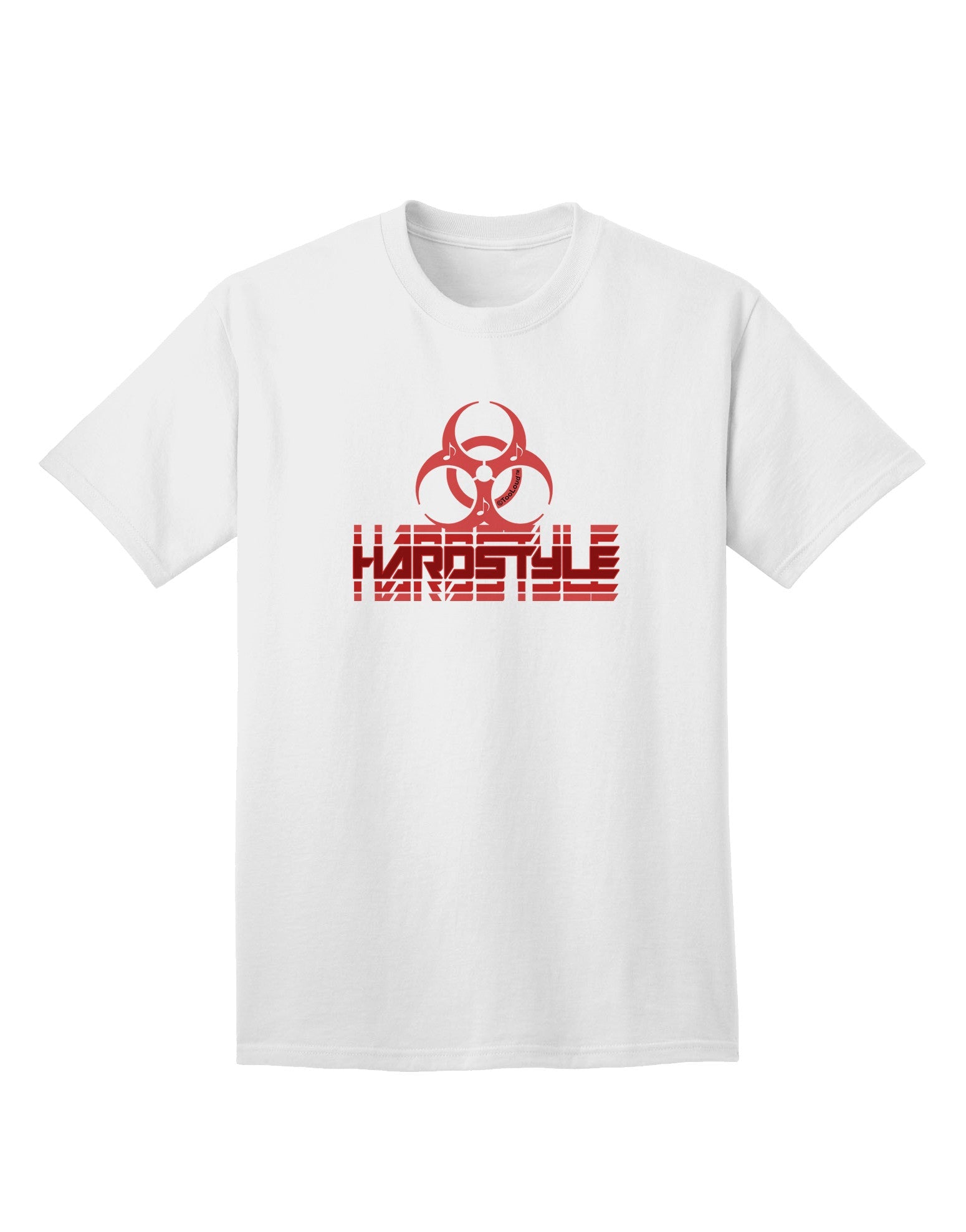 Hardstyle Biohazard Adult T-Shirt-Mens T-Shirt-TooLoud-White-Small-Davson Sales