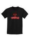 Hardstyle Biohazard Childrens Dark T-Shirt-Childrens T-Shirt-TooLoud-Black-X-Small-Davson Sales