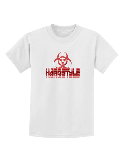 Hardstyle Biohazard Childrens T-Shirt-Childrens T-Shirt-TooLoud-White-X-Small-Davson Sales