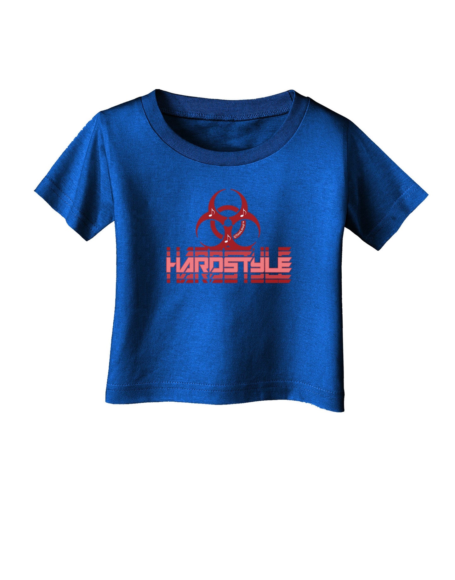 Hardstyle Biohazard Infant T-Shirt Dark-Infant T-Shirt-TooLoud-Royal-Blue-06-Months-Davson Sales