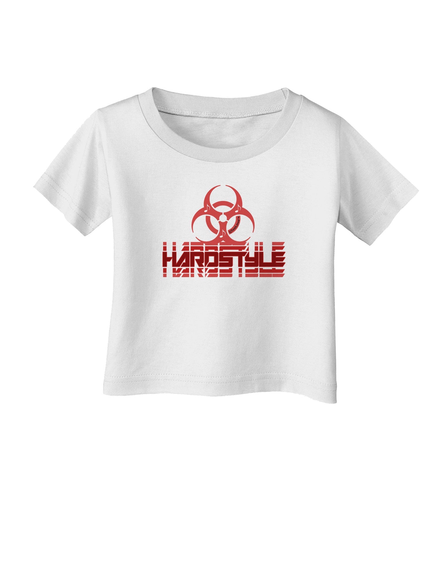 Hardstyle Biohazard Infant T-Shirt-Infant T-Shirt-TooLoud-White-06-Months-Davson Sales