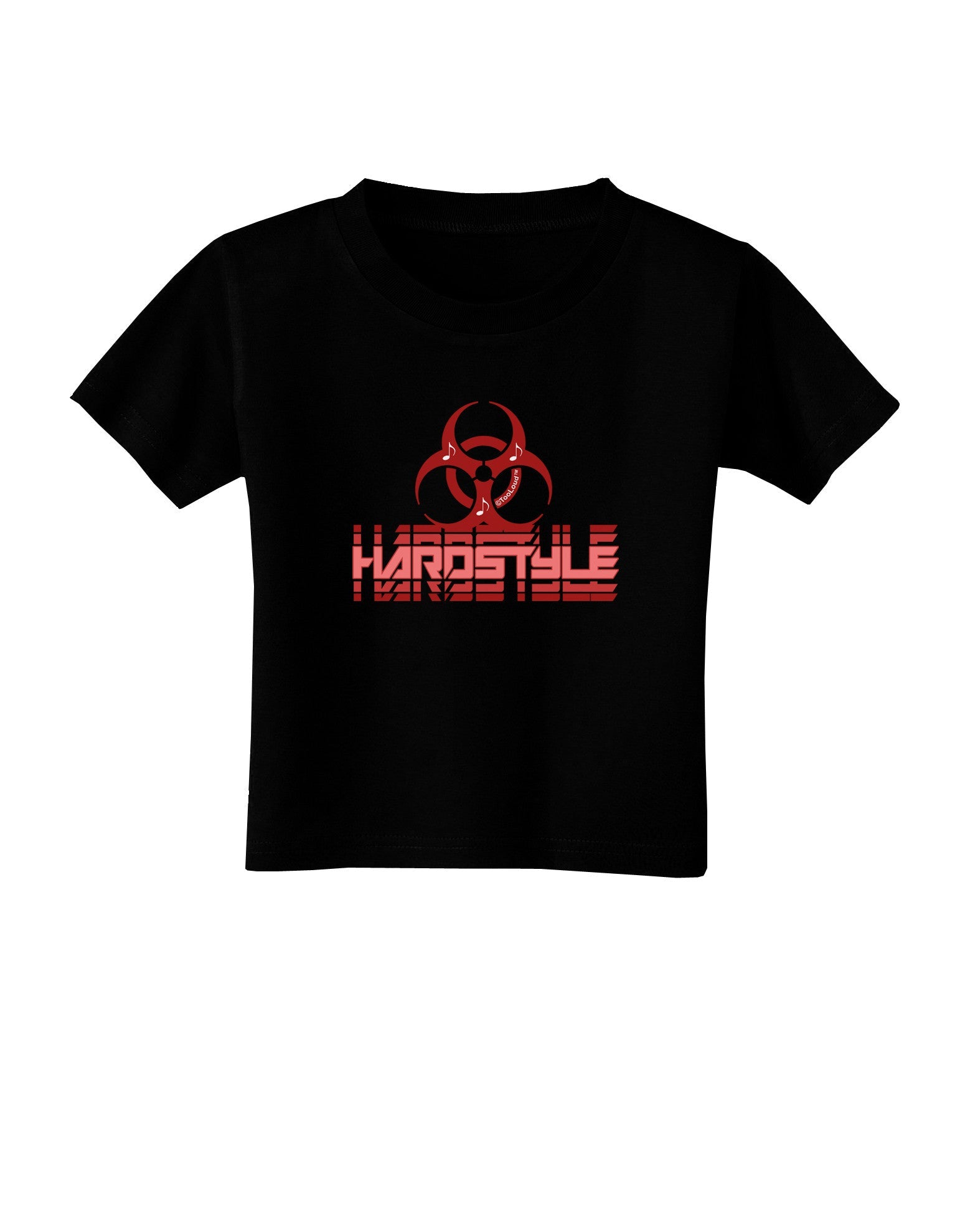 Hardstyle Biohazard Toddler T-Shirt Dark-Toddler T-Shirt-TooLoud-Black-2T-Davson Sales