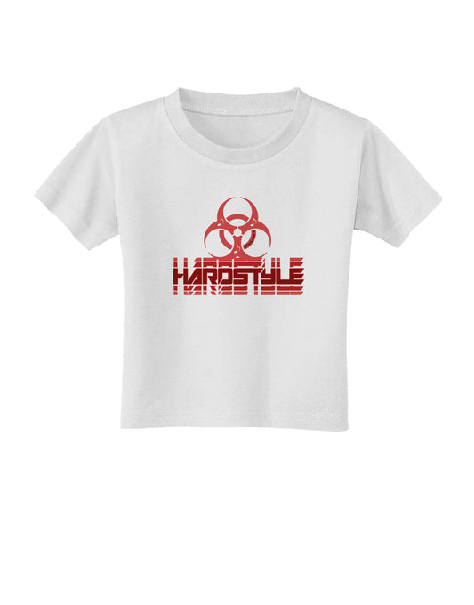 Hardstyle Biohazard Toddler T-Shirt-Toddler T-Shirt-TooLoud-White-2T-Davson Sales