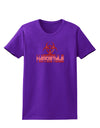 Hardstyle Biohazard Womens Dark T-Shirt-Womens T-Shirt-TooLoud-Purple-X-Small-Davson Sales