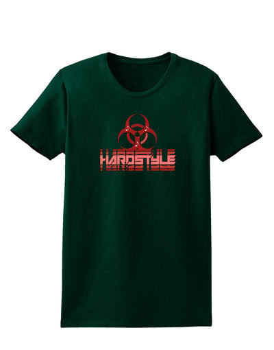 Hardstyle Biohazard Womens Dark T-Shirt-Womens T-Shirt-TooLoud-Forest-Green-Small-Davson Sales