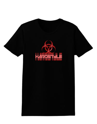 Hardstyle Biohazard Womens Dark T-Shirt-Womens T-Shirt-TooLoud-Black-X-Small-Davson Sales