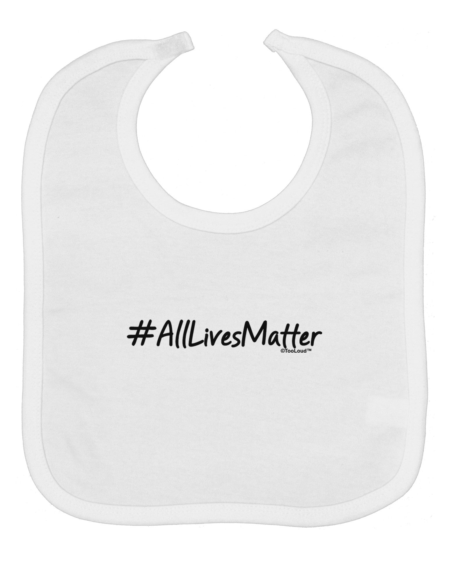 Hashtag AllLivesMatter Baby Bib
