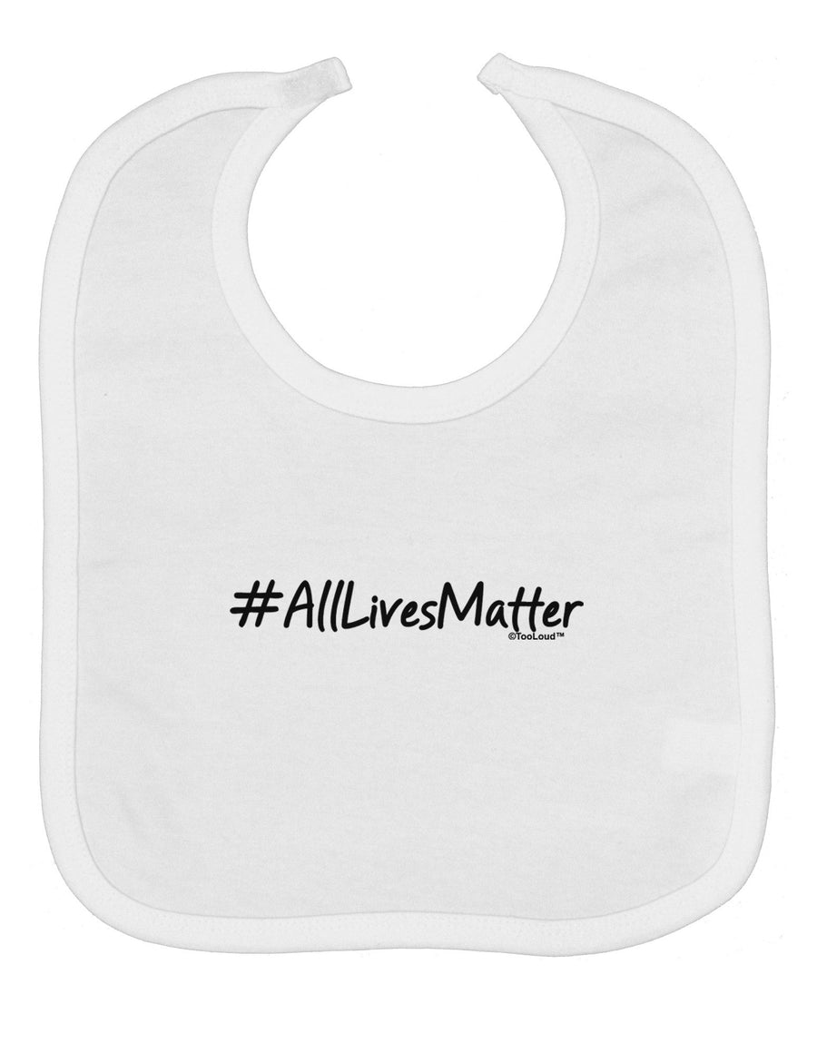 Hashtag AllLivesMatter Baby Bib