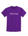 Hashtag AllLivesMatter Childrens Dark T-Shirt-Childrens T-Shirt-TooLoud-Purple-X-Small-Davson Sales