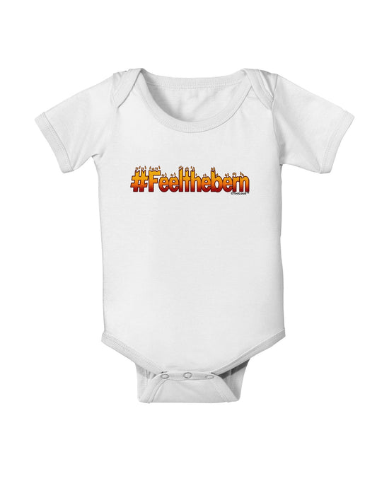 Hashtag Feelthebern Baby Romper Bodysuit-Baby Romper-TooLoud-White-06-Months-Davson Sales