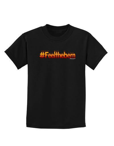 Hashtag Feelthebern Childrens Dark T-Shirt-Childrens T-Shirt-TooLoud-Black-X-Small-Davson Sales