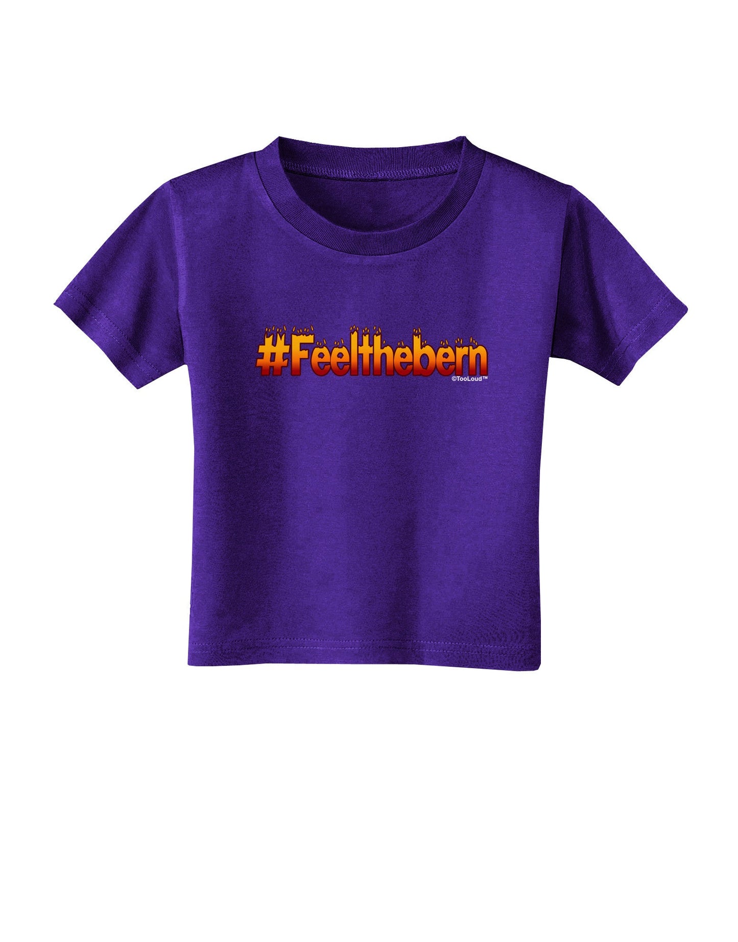 Hashtag Feelthebern Toddler T-Shirt Dark-Toddler T-Shirt-TooLoud-Purple-2T-Davson Sales
