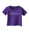 Hashtag JeSuisBacon Deco Infant T-Shirt Dark-Infant T-Shirt-TooLoud-Purple-06-Months-Davson Sales