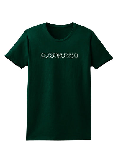 Hashtag JeSuisBacon Deco Womens Dark T-Shirt-TooLoud-Forest-Green-Small-Davson Sales