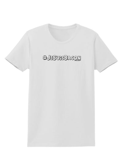 Hashtag JeSuisBacon Deco Womens T-Shirt-Womens T-Shirt-TooLoud-White-X-Small-Davson Sales