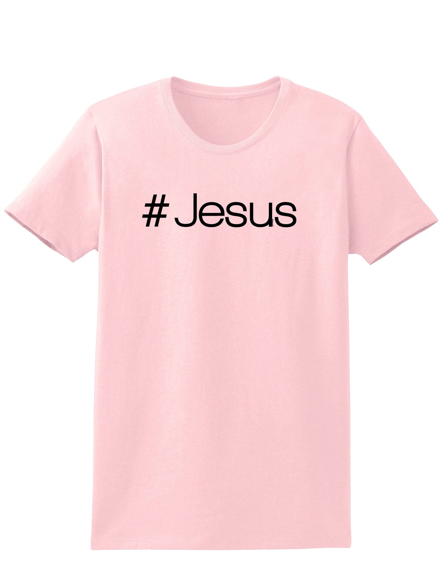 Hashtag Jesus Christian Womens T-Shirt-Womens T-Shirt-TooLoud-Pale-Pink-X-Small-Davson Sales