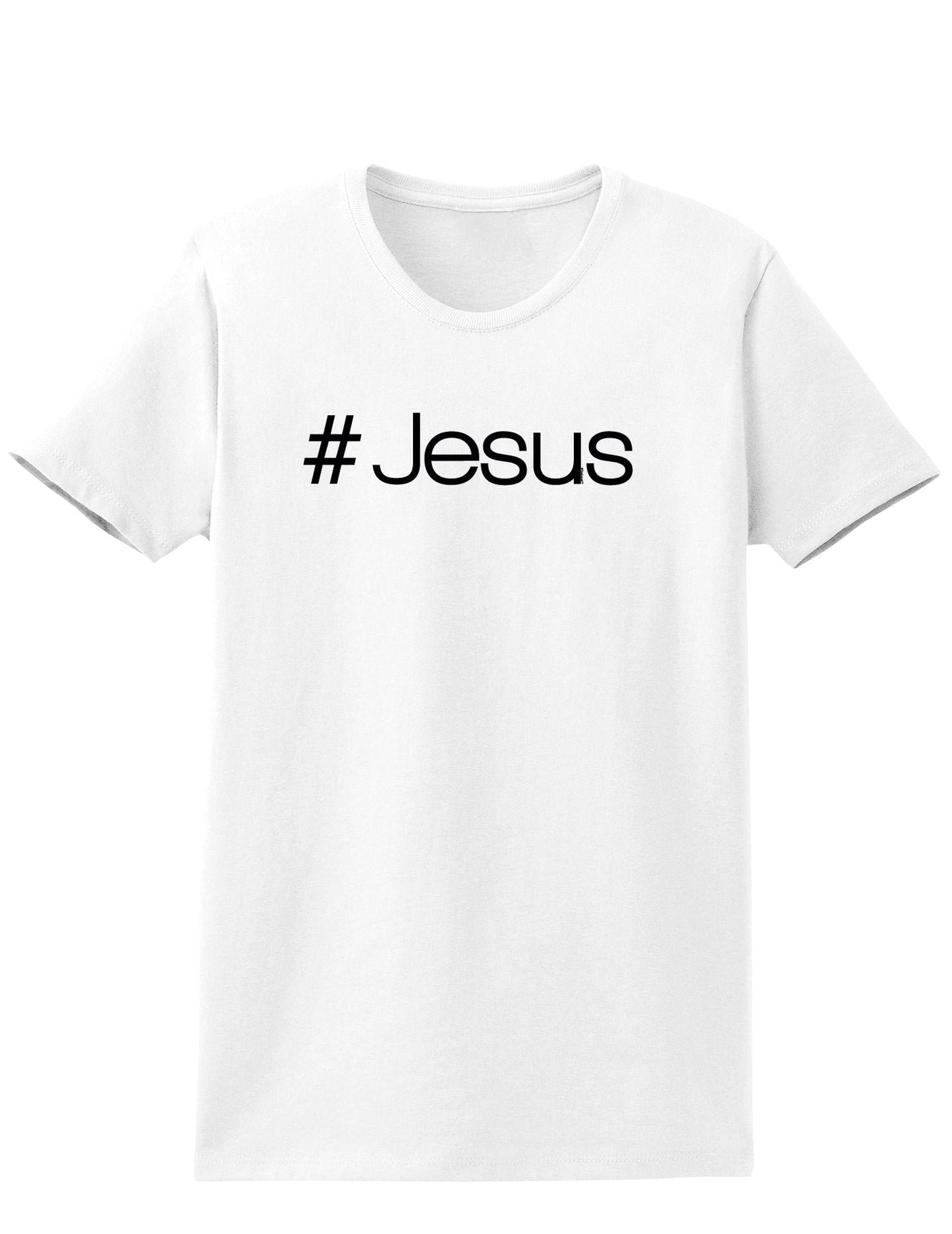 Hashtag Jesus Christian Womens T-Shirt-Womens T-Shirt-TooLoud-White-X-Small-Davson Sales