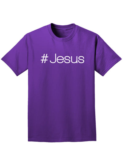 Hashtag Jesus Easter Adult Dark T-Shirt-Mens T-Shirt-TooLoud-Purple-Small-Davson Sales