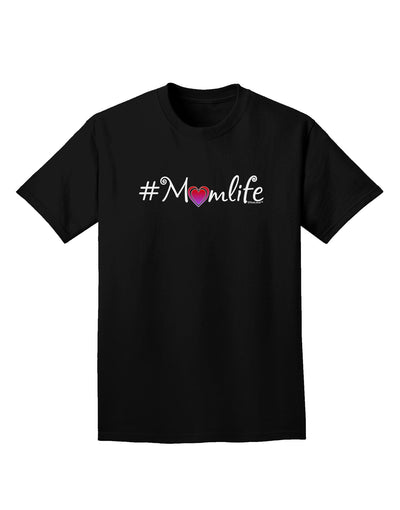 Hashtag Momlife Adult Dark T-Shirt-Mens T-Shirt-TooLoud-Black-Small-Davson Sales