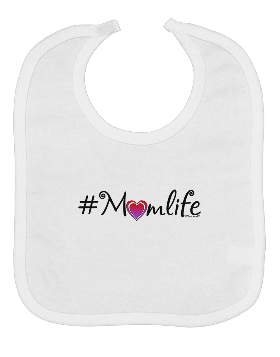 Hashtag Momlife Baby Bib