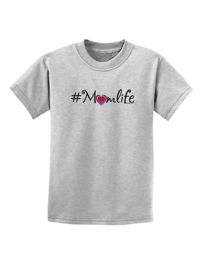 Hashtag Momlife Childrens T-Shirt-Childrens T-Shirt-TooLoud-AshGray-X-Small-Davson Sales