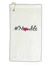 Hashtag Momlife Micro Terry Gromet Golf Towel 16 x 25 inch by TooLoud-Golf Towel-TooLoud-White-Davson Sales