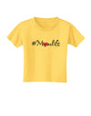 Hashtag Momlife Toddler T-Shirt-Toddler T-Shirt-TooLoud-Yellow-2T-Davson Sales