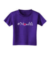 Hashtag Momlife Toddler T-Shirt Dark-Toddler T-Shirt-TooLoud-Purple-2T-Davson Sales