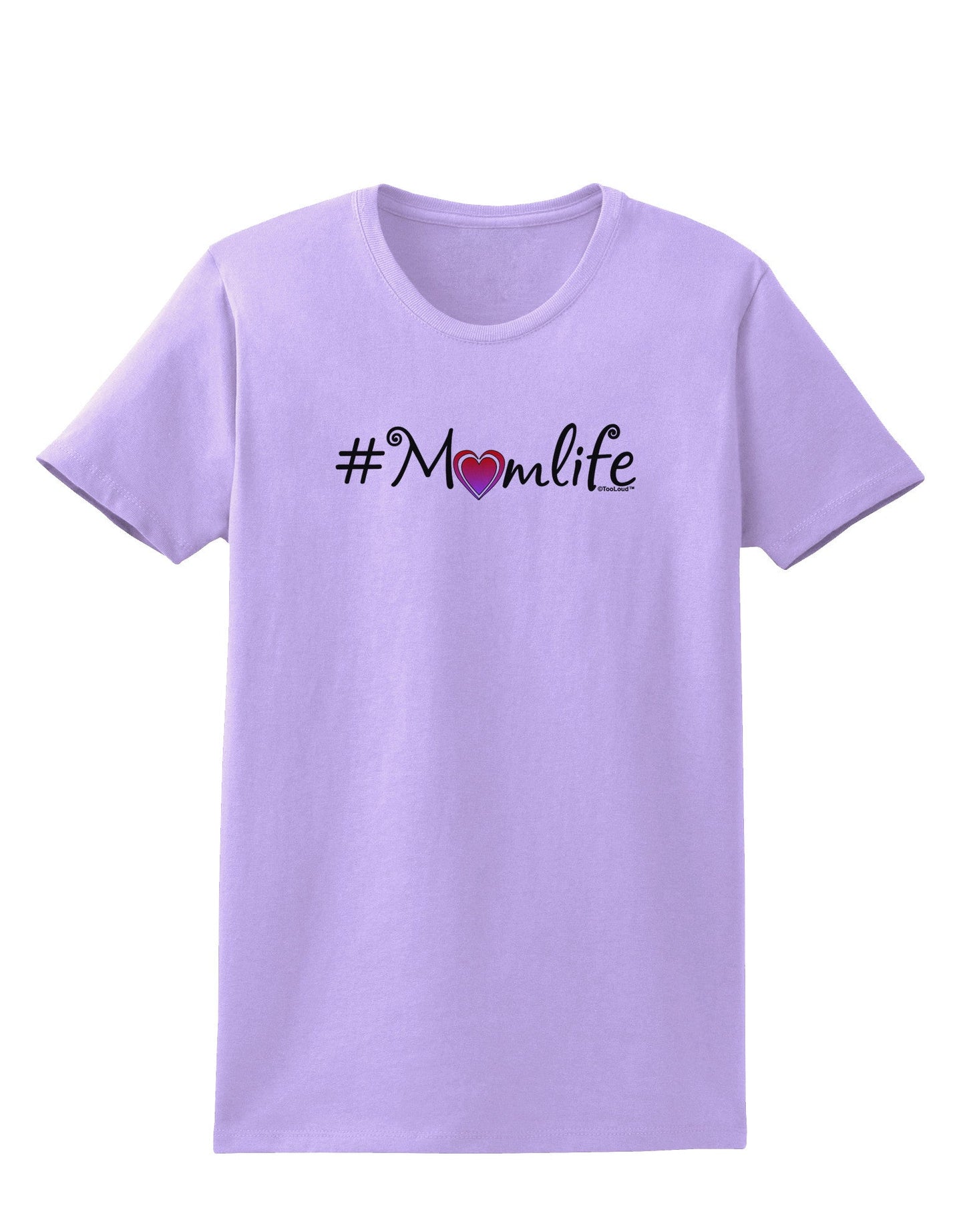 Hashtag Momlife Womens T-Shirt-Womens T-Shirt-TooLoud-Lavender-X-Small-Davson Sales