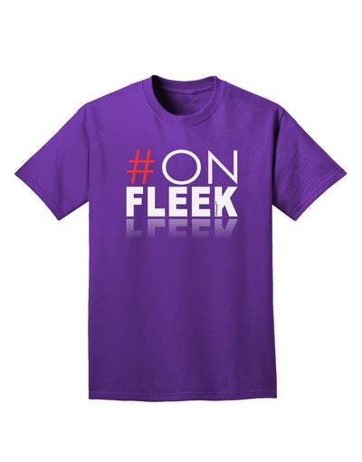 Hashtag On Fleek Adult Dark T-Shirt-Mens T-Shirt-TooLoud-Purple-Small-Davson Sales