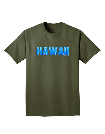 Hawaii Ocean Bubbles Adult Dark T-Shirt by TooLoud-Mens T-Shirt-TooLoud-Military-Green-Small-Davson Sales