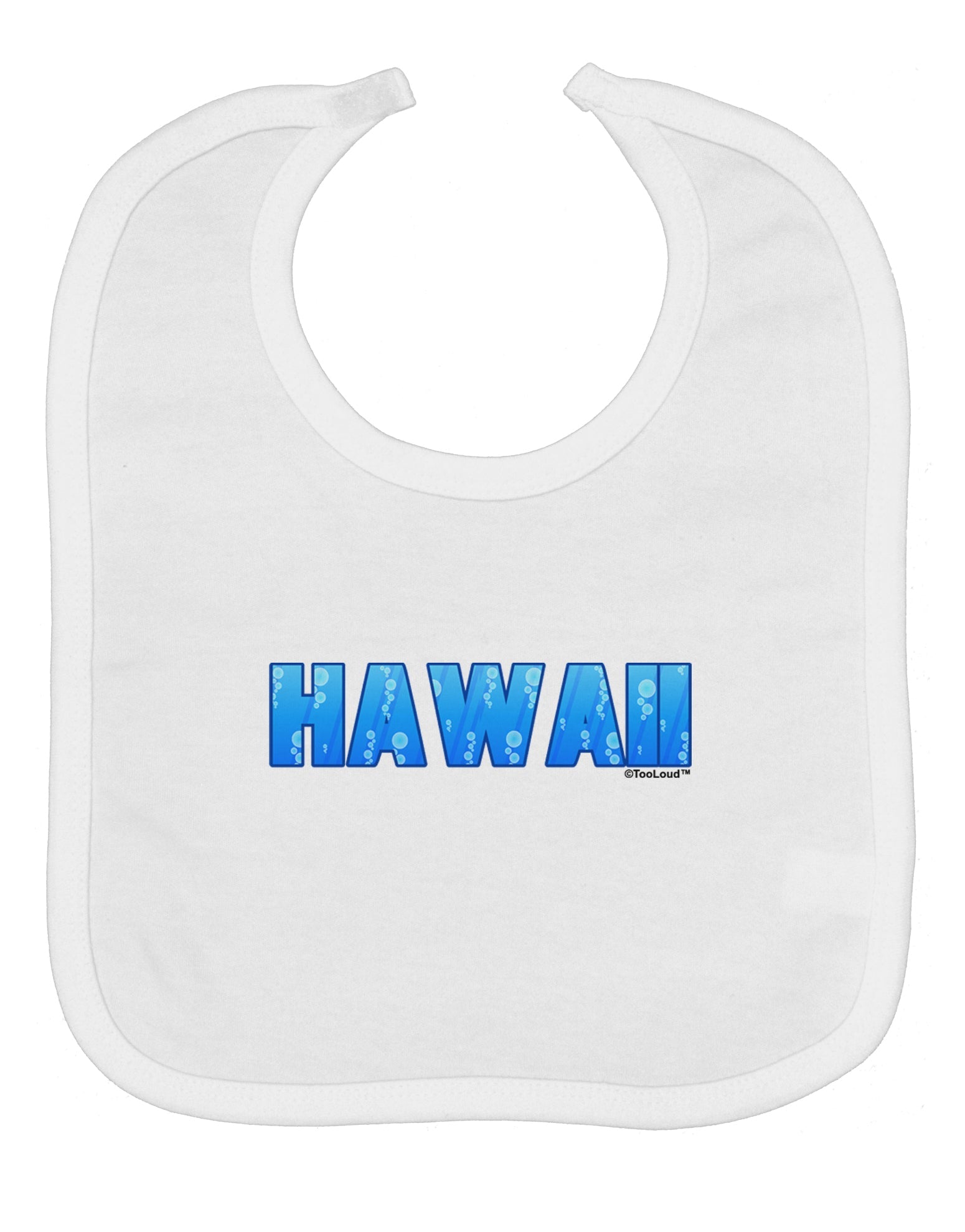 Hawaii Ocean Bubbles Baby Bib by TooLoud