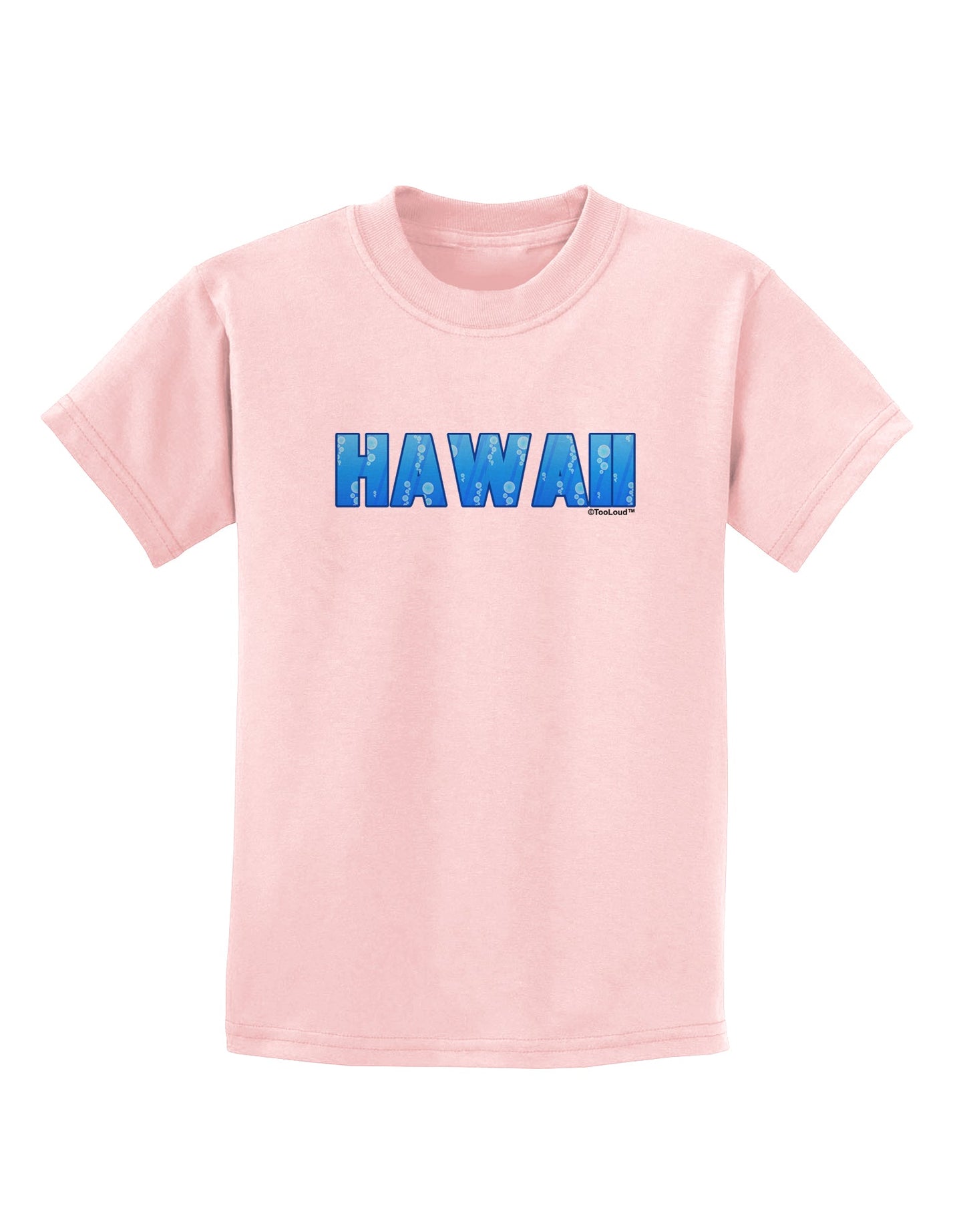 Hawaii Ocean Bubbles Childrens T-Shirt by TooLoud-Childrens T-Shirt-TooLoud-PalePink-X-Small-Davson Sales