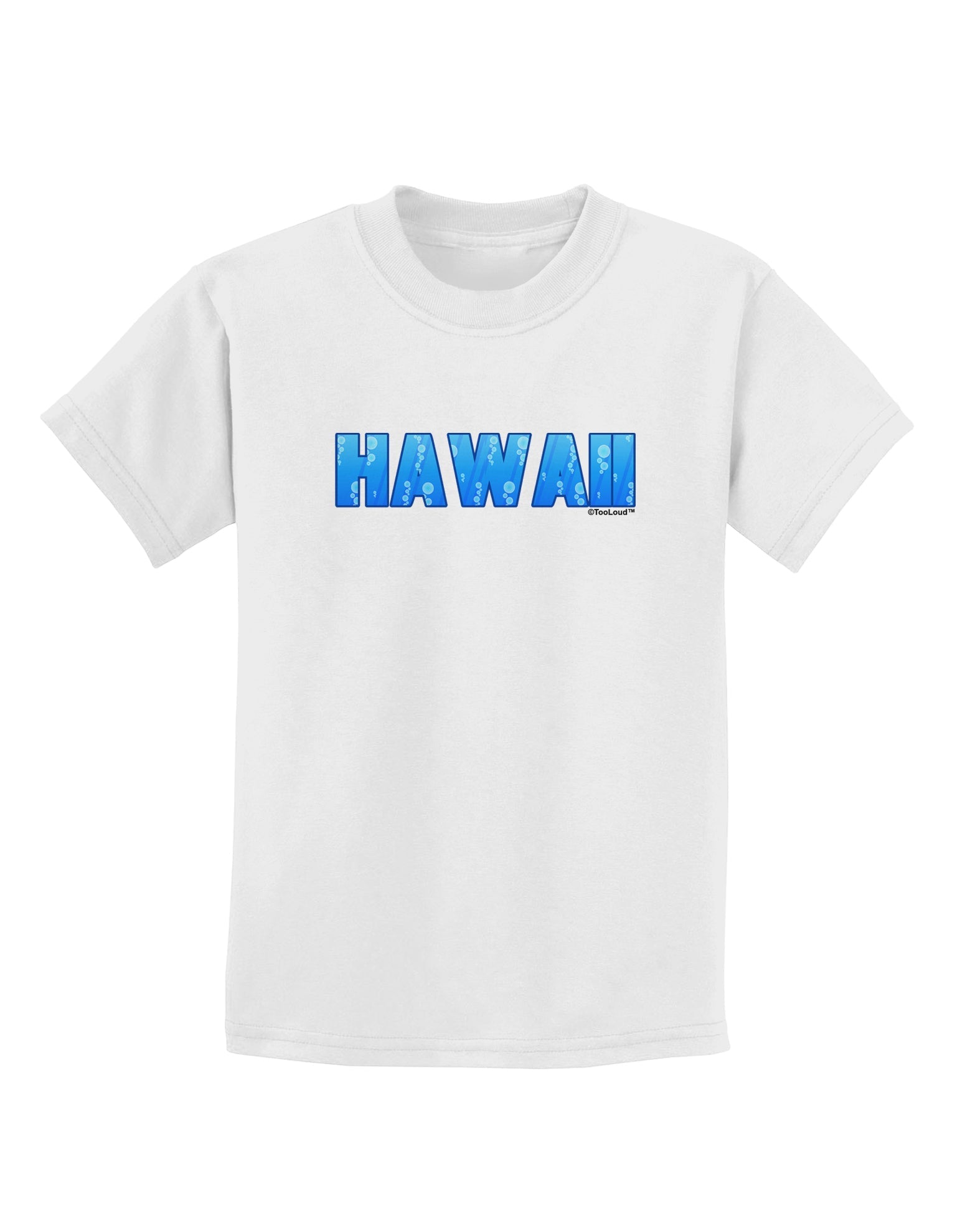 Hawaii Ocean Bubbles Childrens T-Shirt by TooLoud-Childrens T-Shirt-TooLoud-White-X-Small-Davson Sales