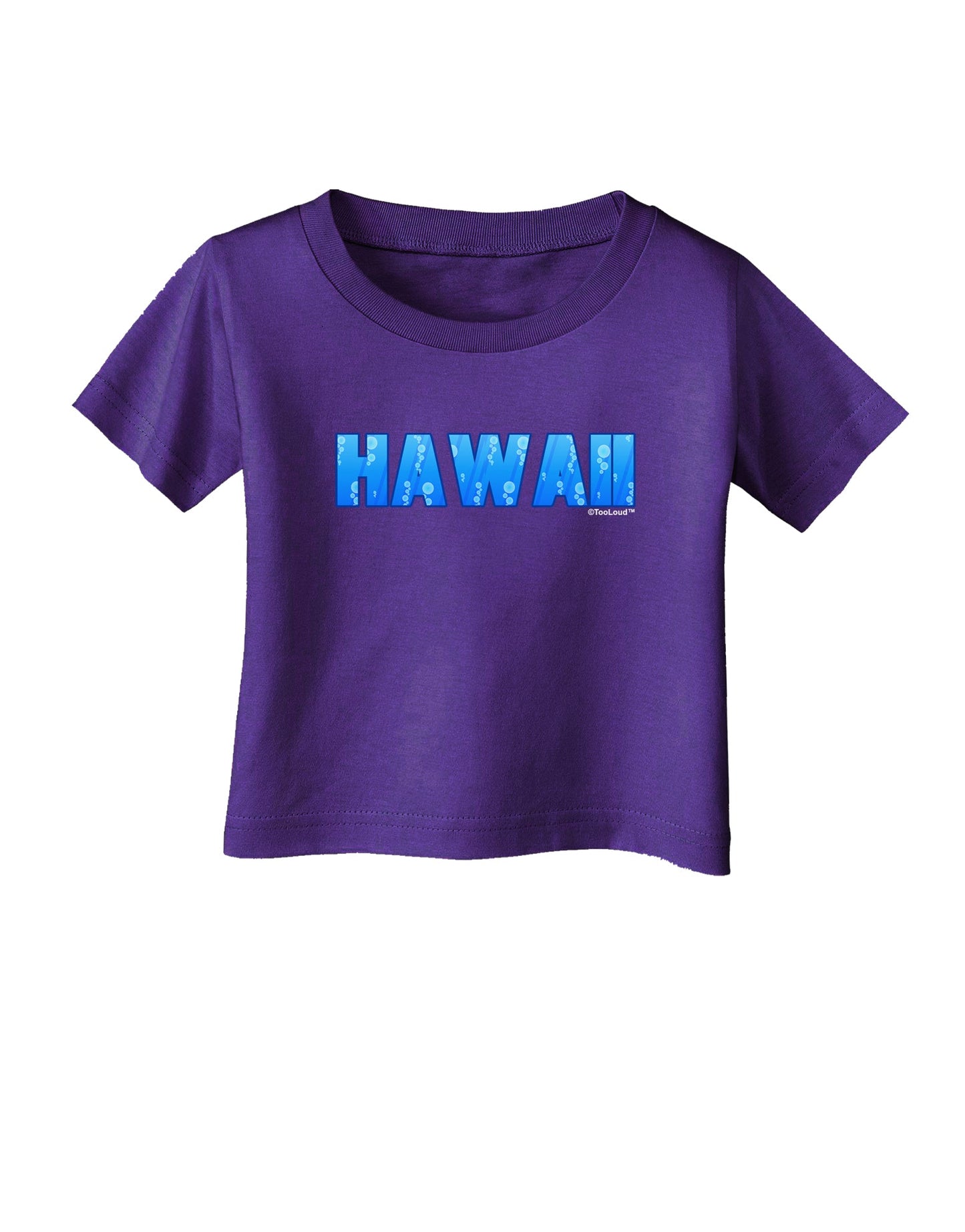 Hawaii Ocean Bubbles Infant T-Shirt Dark by TooLoud-Infant T-Shirt-TooLoud-Purple-06-Months-Davson Sales